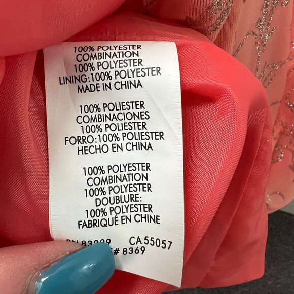 Reign On Strapless Prom Dress Size 3/4 - Picture 9 of 10